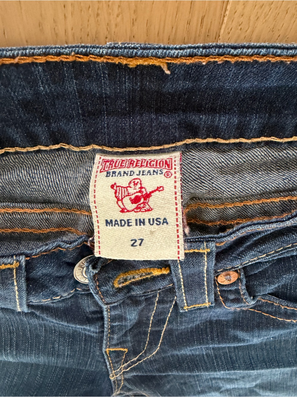 True Religion Women's Dark Blue Boot Cut Jeans - Picture 2 of 3